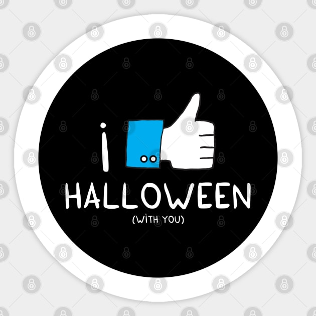 I love Halloween (with you) Sticker by adrianserghie